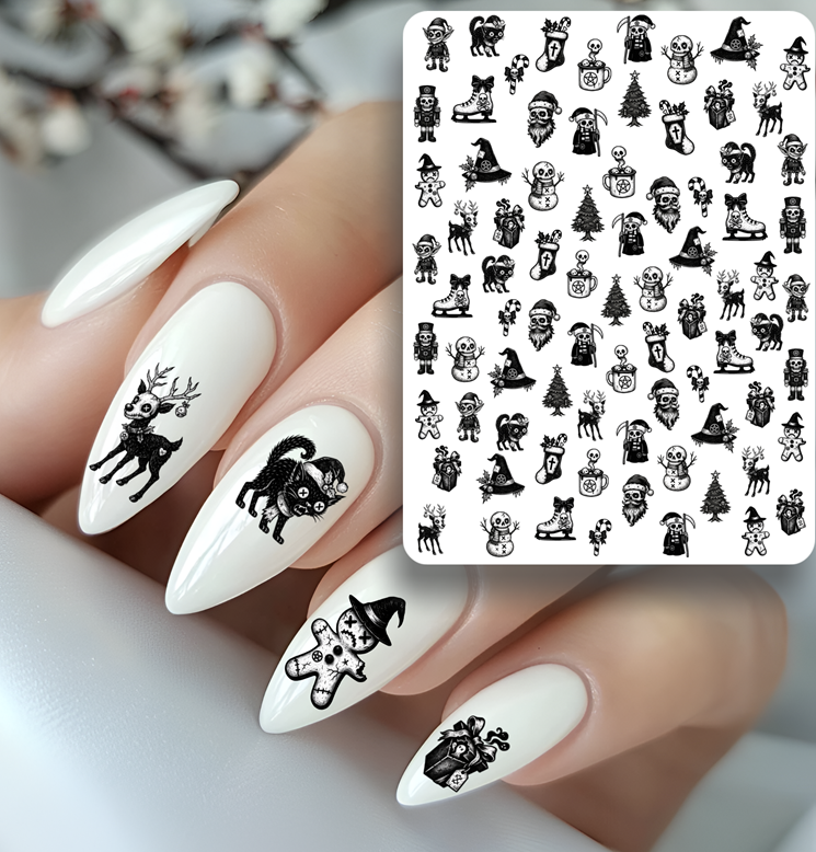 Nailsticker - Gothic Weihnachten 2