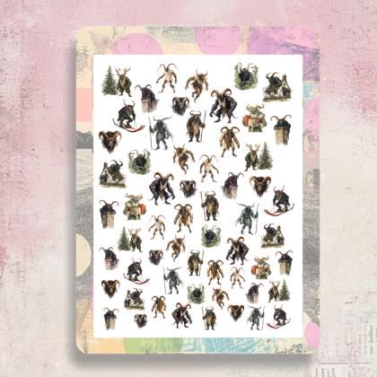 Nailsticker - Krampus - Weihnachten