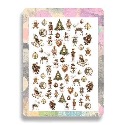 Nailsticker - Steampunk Weihnachten