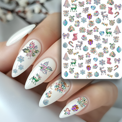 Nailsticker - Weihnachten - Kristall