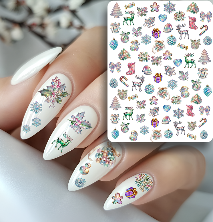 Nailsticker - Weihnachten - Kristall