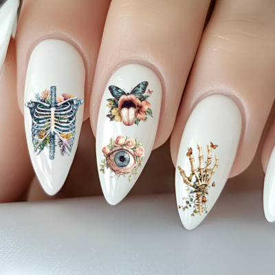 Nailsticker - Anatomie - Blumig