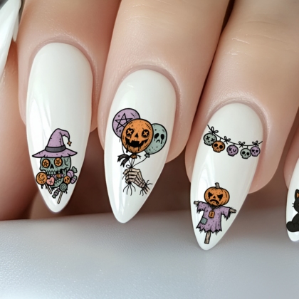Nailsticker - Gothic - Halloween - Pastell
