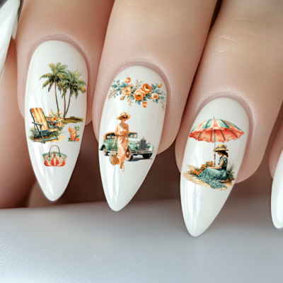 Nailsticker - Strandurlaub