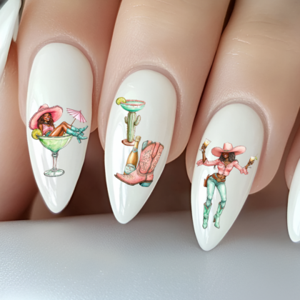 Nailsticker - Western Cocktail-Party