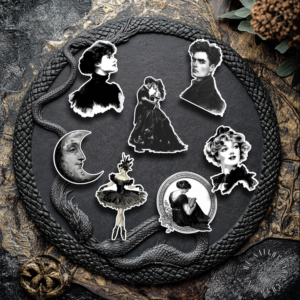 gothic Sticker set viktorianisch
