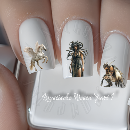 Nailsticker - Mystische Wesen 2