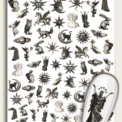 Nailsticker - Himmlisch - Astrologie 2