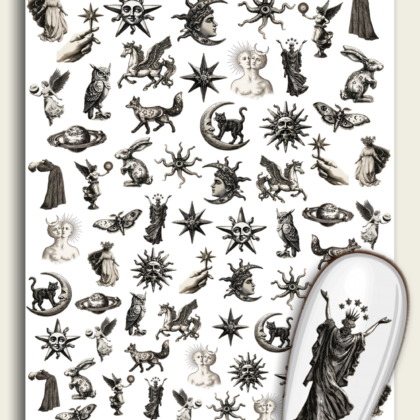 Nailsticker - Himmlisch - Astrologie 2