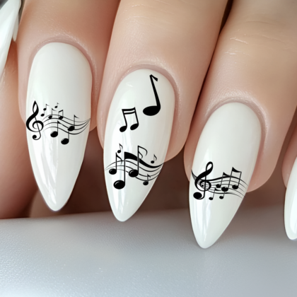 Nailsticker - Musik-Noten