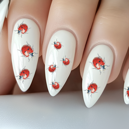 Nailsticker - Marienkäfer
