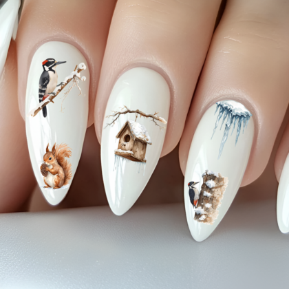 Nailsticker - Frostiger Winter