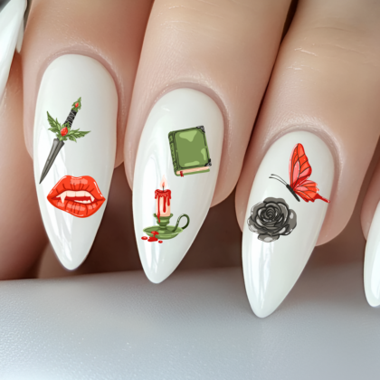 Nailsticker - Vampir Liebe