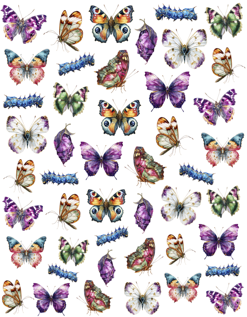 Nailsticker - Schmetterling – Bild 2