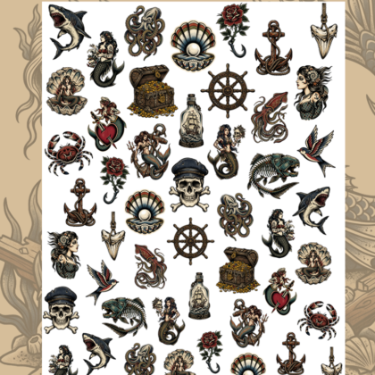 Nailsticker - Gothic Nautic 2