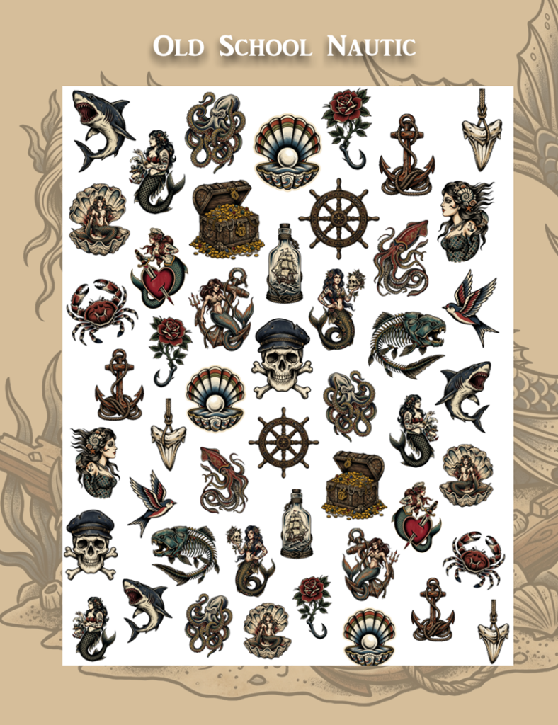 Nailsticker - Gothic Nautic 2