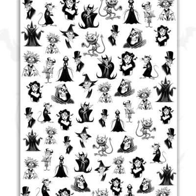 Nailsticker - Schurken- Halunken