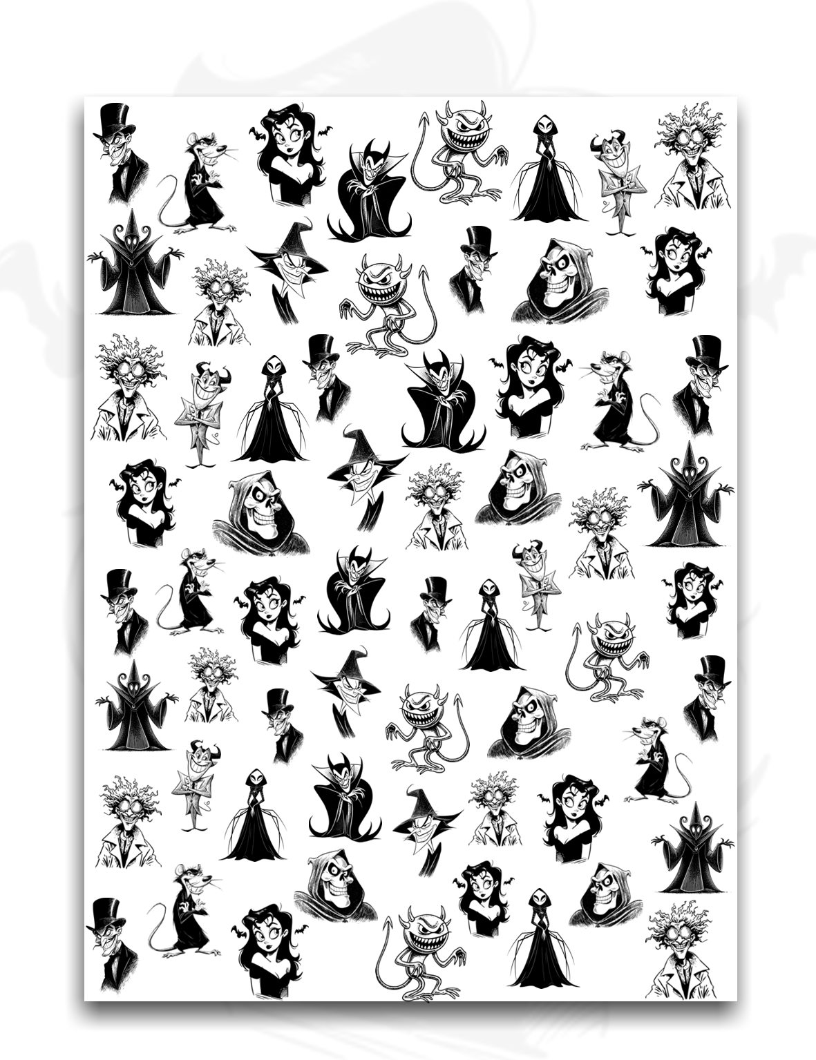 Nailsticker - Schurken- Halunken