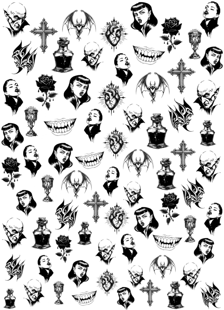 Nailsticker - Vampire