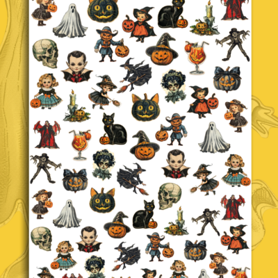 Nailsticker - Retro Halloween