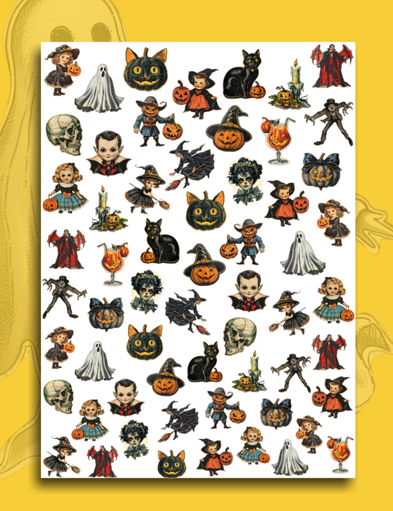 Nailsticker - Retro Halloween