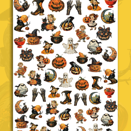 Nailsticker - Retro Halloween 2