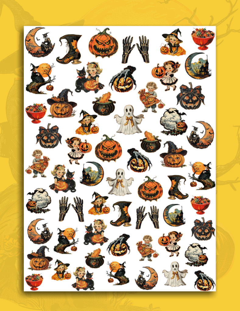 Nailsticker - Retro Halloween 2